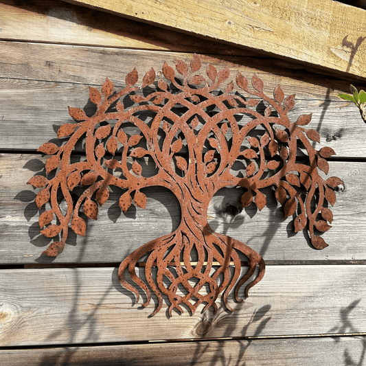 Rusty Wall Plaque - Tree of Life