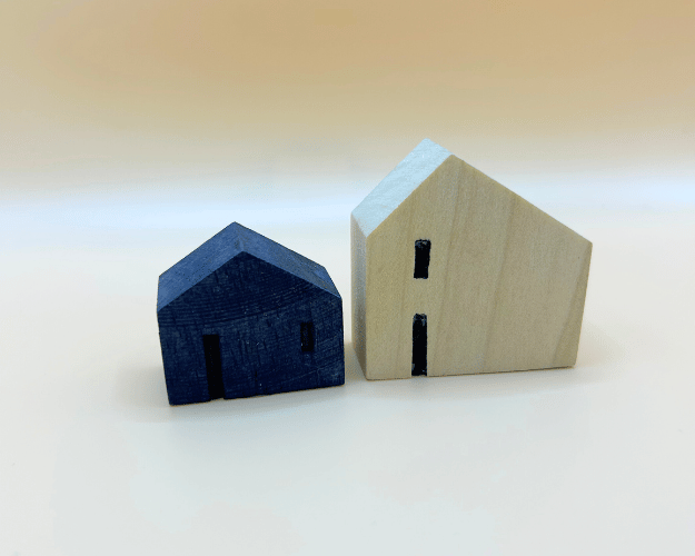 Wooden House - Black